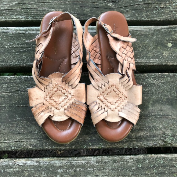 huaraches leather sandals